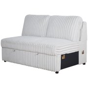 New Classic Furniture Bliss 5-Piece Fabric Upholstered Sectional in Mist Gray