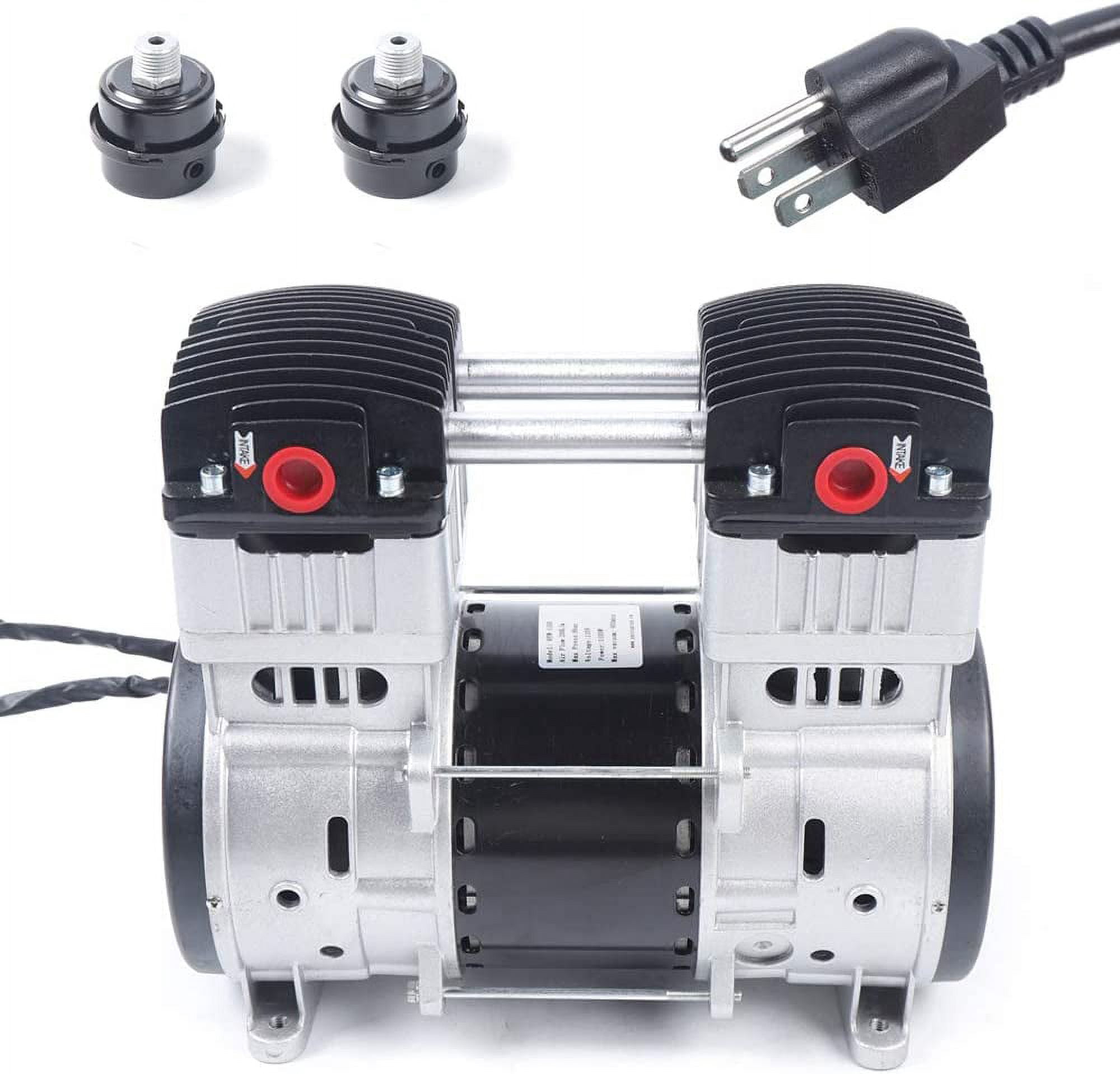 Miumaeov Oilless Diaphragm Vacuum Pump 7CFM Oil Free Mute Vacuum Pump 110V 1100W