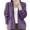 Purple, variant on HaiMao Women's Long Sleeve Cropped Cardigan Sweater Clearance Open Front Short Shrugs Cardigans Lightweight Sweaters Red 10(XL)
