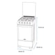 thumbnail image 5 of Estufa de Piso 50 cm Acero Inoxidable Mabe - EM5060CFIX2, 5 of 5