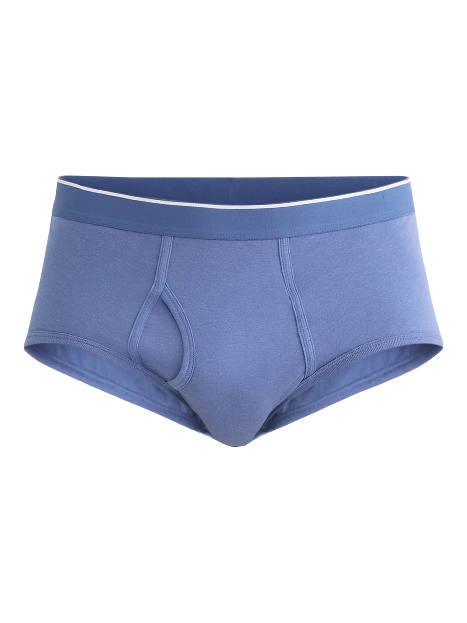 George Men's Cotton Blend Stretch Mid-Rise Brief, 6-Pack, Sizes S-2XL