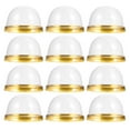 thumbnail image 1 of 50pcs  Plastic Egg-Yolk Puff Blister Box Container Mooncake Dome Boxes Baking Packing Box (Golden Tray), 1 of 6