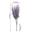 thumbnail image 3 of Efavormart 4 Bushes 14" Lavender Tall Faux Stems Artificial Flower Bouquet for Wedding Decoration, Hotels, Party Tables, Coffee Tables, Ceremonies, Best Decoration for Home, Hotel, and Park, 3 of 6