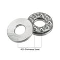 thumbnail image 2 of Unique Bargains Roulement à Billes de Butée 10x24x9mm S51100 en Acier Inoxydable avec Rondelles, Lot de 2, 2 of 5