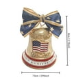 thumbnail image 3 of 250th Anniversary Bell Ornament, Clock-Accented Design Patriotic Hanging Festive Holiday Decor Unique Collectible for History Enthusiasts, 3 of 4