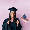 thumbnail image 3 of SHIBA-25PCS USA United States Handheld Small Flag,US America Americans Hand held Mini Decor Decoration Banner, 3 of 4
