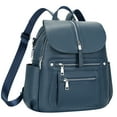 thumbnail image 3 of ALTOSY Real Leather Backpack Purse for Women Fashion Casual Shoulder Bag S107 Indigo Blue, 3 of 7