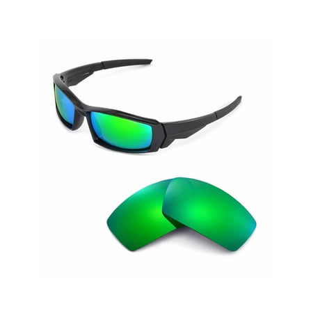 Walleva Emerald Polarized Replacement Lenses for Oakley Canteen Sunglasses(2013&before)