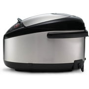 Tiger Microcomputer Controlled Rice Cooker and Warmer (Stainless Steel/Black)