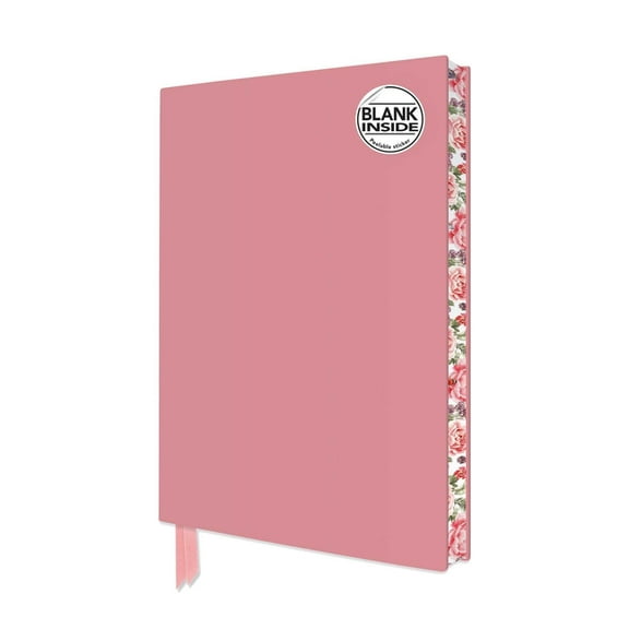 Blank Artisan Notebooks Baby Pink Blank Artisan Notebook (Flame Tree Journals), (Hardcover)