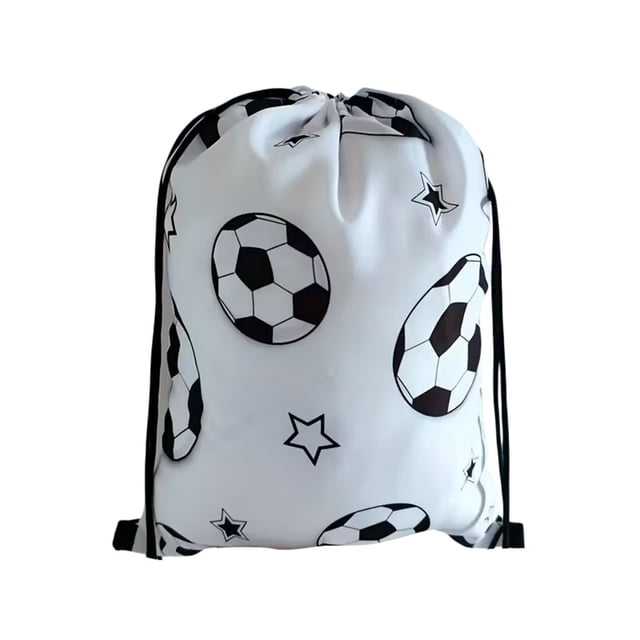 TIELUTT Interesting Football Pattern Fitness Double Shoulder Storage Drawstring with Container for Clothes Storage Boxes for Closet Baby Clothes Storage Organizer Clothes Bag Sweater Containers for C