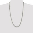 thumbnail image 5 of Solid 925 Sterling Silver 7mm Curb Cuban Chain Necklace - with Secure Lobster Lock Clasp 28", 5 of 6