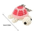 thumbnail image 4 of Msgweeeg Backpack Keychains Womens Gifts Cute Turtle Keychain Mini Turtle Woolen Hook Weaving Doll Creatives Doll Keychain Pendant, 4 of 7