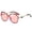 Pink, variant on Polarized Sunglasses for Women Men, Fashion Metal Frame Big Round Sunglasses with TAC Lens, UV400 Protection