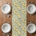 thumbnail image 6 of Yellow Rose Table Runner - 108 Inch Long, Kitchen Dining Table Runner Dresser Scarves, Farmhouse Romantic Botanical Floral Flowers Farmhouse Decor for Coffee Tables Wedding Party Banquet, 6 of 8