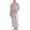 Coffee, variant on SWSMCLT Men's Belt Fleece Bath Robe Ankle Fall Chic Comfy Detachable Lapel Loungewear Plush Bathrobes Belt Loops Grey Medium-Large