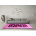 thumbnail image 3 of Ahgly Company Indoor Rectangle Oriental Pink Traditional Area Rugs, 8' x 10', 3 of 4