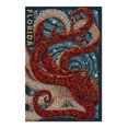 thumbnail image 2 of Florida, Octopus Paper Mosaic (19x27 inches, Premium 500 Piece Jigsaw Puzzle for Adults and Family, Made in USA), 2 of 4