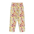 thumbnail image 3 of Lsque Colorful Leaves Print Women's Pajama Pants, Lounge Pant - Comfortable Home Wear,Elastic Waistband, Stylish Design-X-Large, 3 of 9