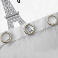 thumbnail image 4 of Homewish Paris Black Out Curtains,Eiffel Tower Curtains Pack of 2 (42x63 Each),Pink White Bedroom Curtains For Girls Kids,Microfiber Bedroom Decor, 4 of 6