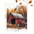 thumbnail image 3 of Qisvanset 12x16 Inch With Frame 2D Flat Wall Art Farm Cow Goat Tractor Watercolor Farmhouse Wall Decor, 3 of 8