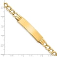 thumbnail image 3 of 14K Yellow Gold bracelet ID Curb 8 in 5.9 mm Link 5.9mm, 3 of 3