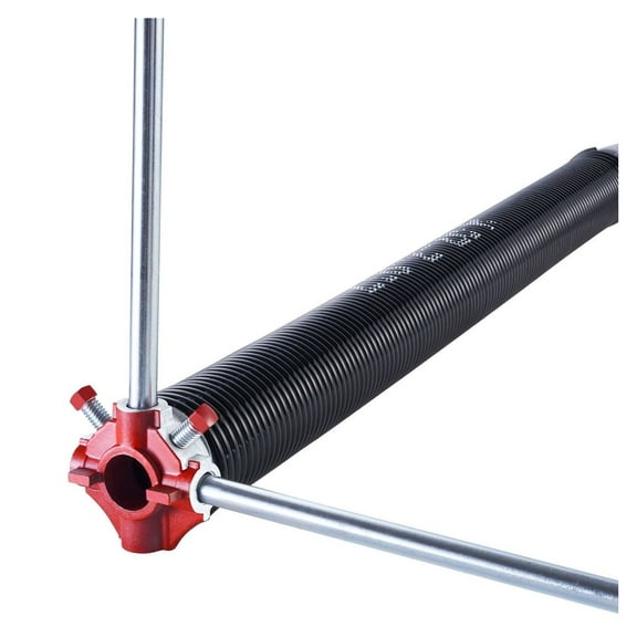 Garage Door Torsion Springs Pair 0.218 x 2 x 26 inch with Winding Bars - Replacement Springs for Sectional Doors - 82B High Carbon Steel - Long Life