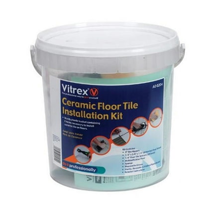 Vitrex 82500 Tile Install Bucket Kit for Ceramic Tile