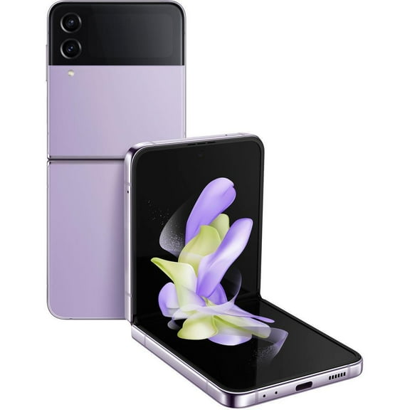 Restored Samsung Galaxy Z Flip4 5G F721U (Fully Unlocked) 128GB Bora Purple (Grade A ) (Refurbished)