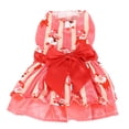 thumbnail image 2 of Vestido de Navidad para mascotas Bling Bling vestido navideño para mascotas poliéster suave, 2 of 12