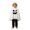 Z-White7, variant on BOOMNY Halloween Boys Ghost Dress Up Funny Ghost Face Hooded Capes Pants Hallowmas Stage Performance Outfits for Kids