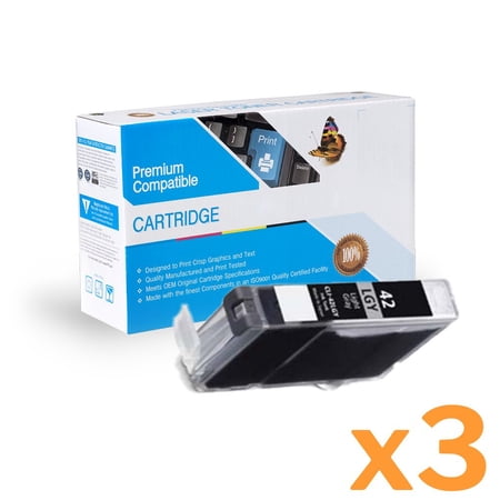 Canon CLI-42LGY Compatible Cartridge Cartridge Light Gray 3-pack!