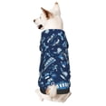thumbnail image 1 of Fotbe Blue Bus Sudadera con Estampado para Perros Pequeños – Suéter con Capucha para Mascotas, Tela Suave de Forro Polar con Bolsillo-X-Large, 1 of 7
