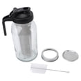 thumbnail image 2 of Cold Brew Coffee Maker Pitcher, Ergonomic Handle Design Easy to Pour Wide Mouth Glass Mason Jar for Ice Tea Fruit Drinks Lemonade, 2 of 7