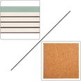 thumbnail image 4 of RYLABLUE Green and White Stripe Set of 8 Coaster for Drinks, Absorbent Ceramic Stone Coasters Cup Mat with Cork Base for Home Kitchen Room Coffee Table Bar Decor, 4 of 4