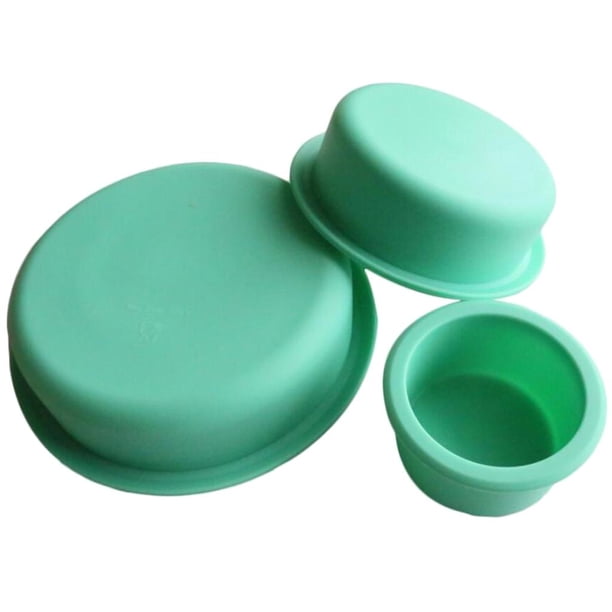 3 Unids / Set Antiadherente de Silicona para Tartas, para , Jabones, Conjunto para Hornear