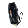 thumbnail image 2 of Leather Portable Travel Small Makeup Bag, Multifunctional Storage Bag, Retro Blue Dream Pencil Case, 2 of 4