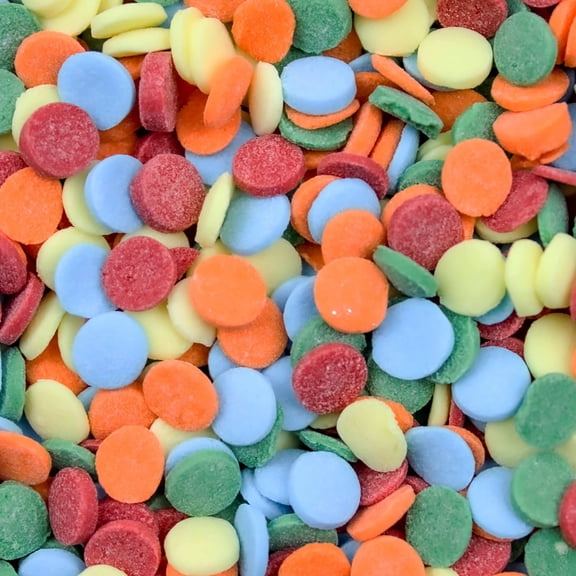 Krazy Sprinkles - Edible Rainbow Confetti - Festive Cupcake Topper, 1/2 Cup