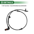thumbnail image 5 of Unique Bargains ABS Wheel Speed Sensor Front Left Right ABS Sensor Anti-lock Braking System Sensor No.A2219055800/A2219055500 for Mercedes-Benz CL550 2011-2014, 5 of 7