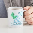 thumbnail image 6 of CafePress - Fabulous 50Th Birthday Mug - 11 oz Ceramic Mug - Novelty Coffee Tea Cup, 6 of 6