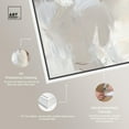 thumbnail image 4 of Faded Textured I Canvas Boho Minimalist by Art Remedy, White Frame, 30 x 30, 4 of 7