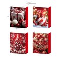thumbnail image 4 of Sacs-Cadeaux De Noël (Ornements Rouges) (Assortiment) (Moyen) - Lot De 12, 4 of 4