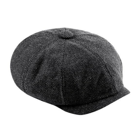 MESSUEN Newsboy Hats for Men Hats Fashion Newsboy Hat for Men's Newsboy Hat Fashion Hats Berets for Men Beret Hats Black One Size