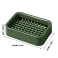 thumbnail image 3 of HBFAGFB 1 Pack Portable Perforated Bar Soap Holder, Leakproof Square Soap Dish Case Box, 3 of 5