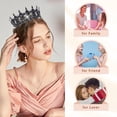thumbnail image 3 of Crown for Women, KC Gold Rhinestone Queen Crown, Elegant Tiara for Bridal, Birthday & Costume Events, Crystal Princess Hair Accessories, 3 of 17
