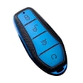 thumbnail image 3 of Car Remote Key Cover Case TPU Leather Shell Fob Case Key Cover For Byd Song Plus Yuan Pro Atto 3 Han Keychain Accessories Blue, 3 of 9