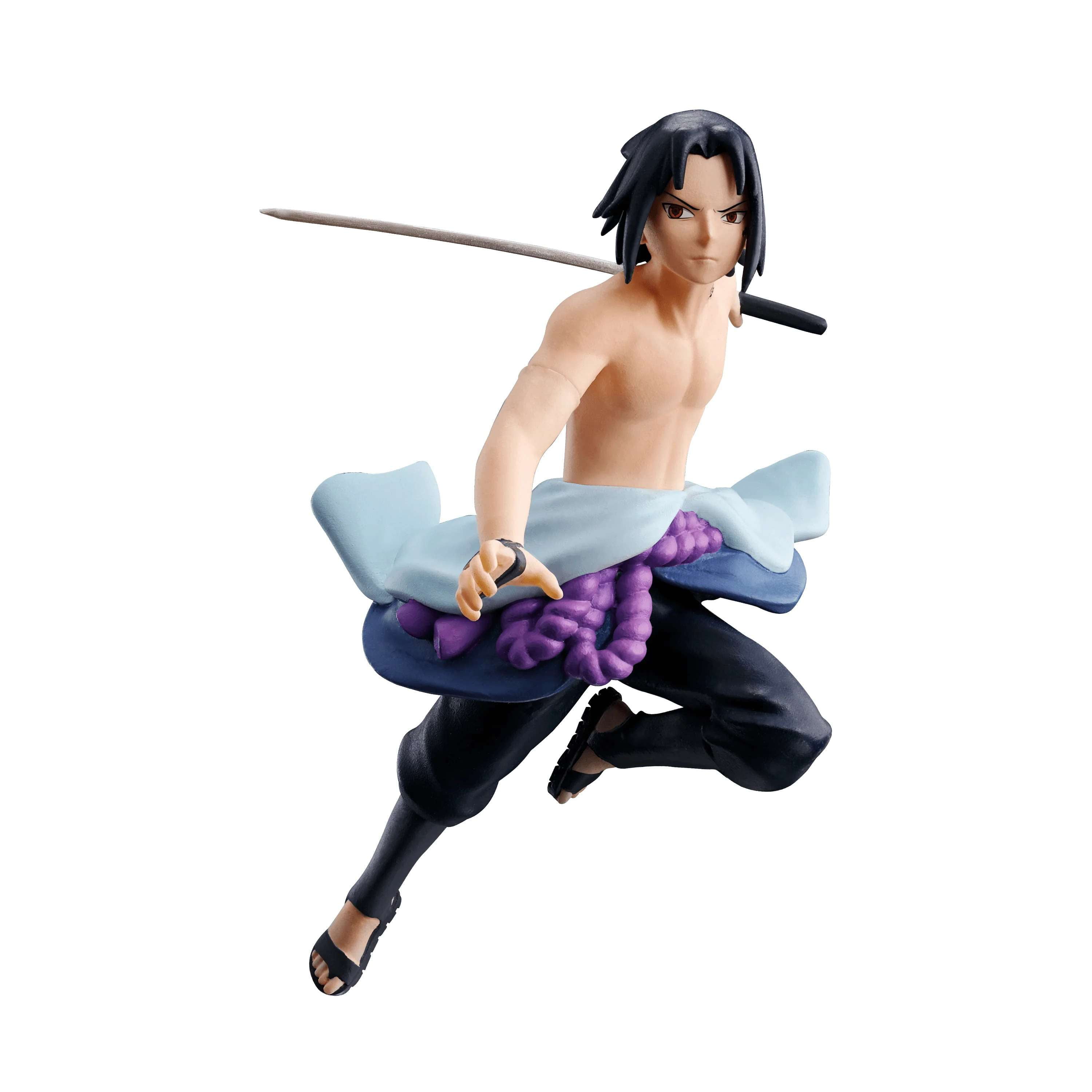 Naruto Gashapon Great Posing Figures Series 2 Sasuke Uchiha Mini Figure