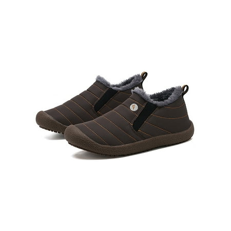 

Avamo Women Men Cozy Closed Back Slippers Warm Lining