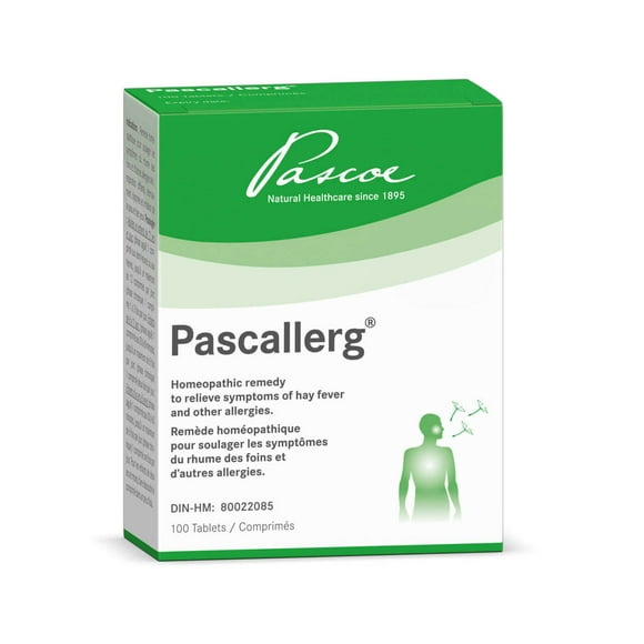Pascoe’s Pascallerg Tablets – Non-drowsy Homeopathic Allergy pills – 100 Tablets
