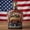 04 250th Anniversary, variant on Crafted Whisky Bottle for Home Bar,Handblown 3D Sculpted Glass Liquor Decanter, Elegant Square Clear Glass Spirit Bottle for Bar Display & Storage